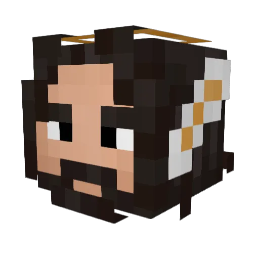 kalacens Minecraft avatar head, 3D render