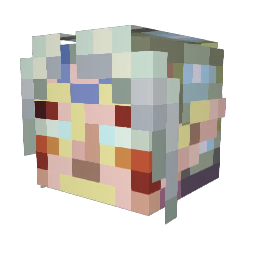 kalas155 Minecraft avatar head, 3D render