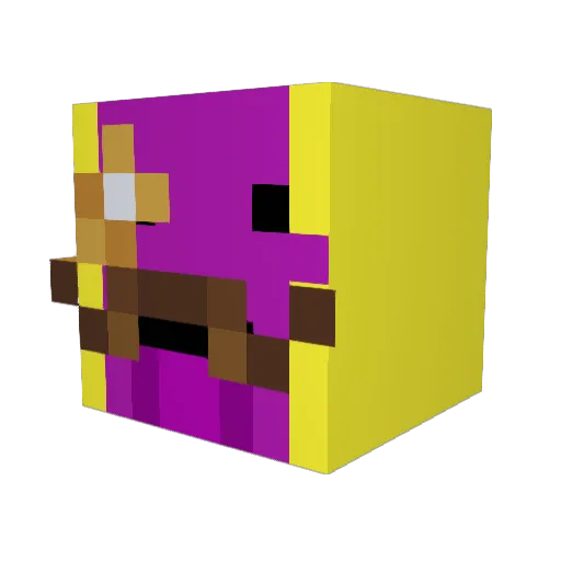 kalblake11 Minecraft avatar head, 3D render