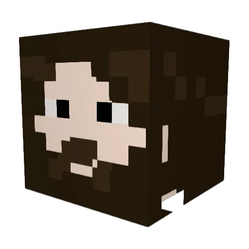 kaldikaldi1 Minecraft avatar head, 3D render