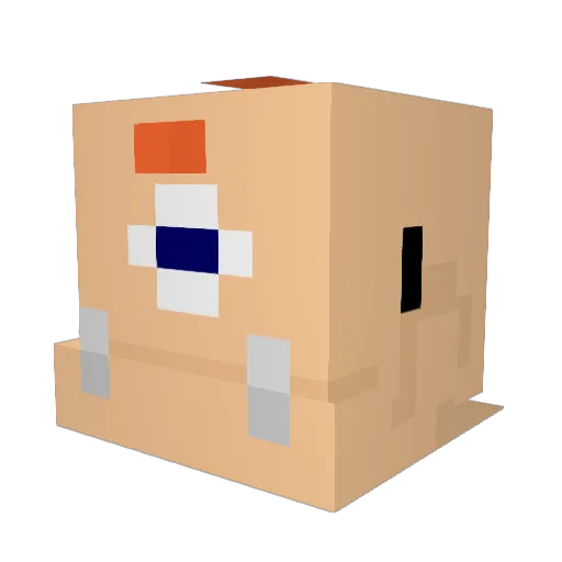 kaldrake Minecraft avatar head, 3D render