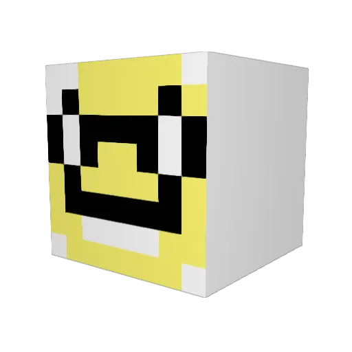 kale_chips Minecraft avatar head, 3D render