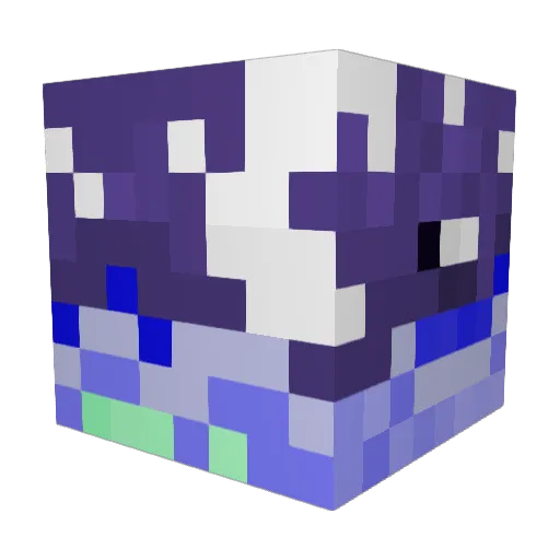 kalebistired Minecraft avatar head, 3D render