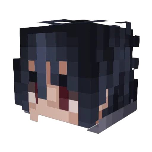kalebx21 Minecraft avatar head, 3D render