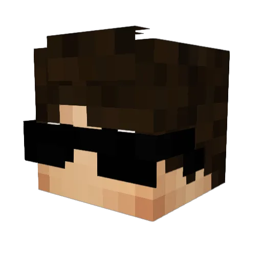 kaleo001 Minecraft avatar head, 3D render