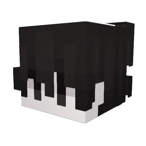 kalery Minecraft avatar head, 3D render