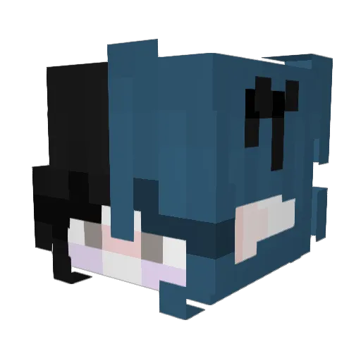 kalesalads Minecraft avatar head, 3D render