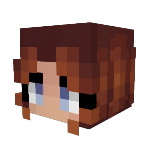 kaletheleaf_ Minecraft avatar head, 3D render