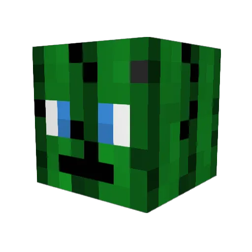 kalid4990 Minecraft avatar head, 3D render