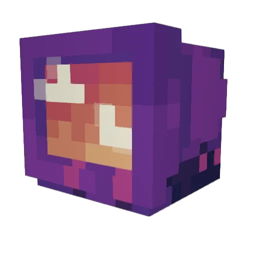 kalidite Minecraft avatar head, 3D render