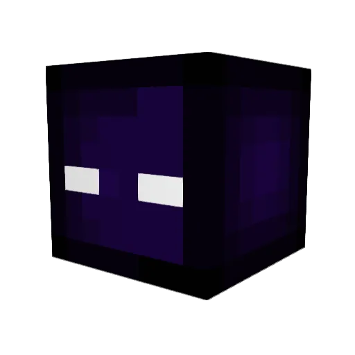 kalifornie Minecraft avatar head, 3D render