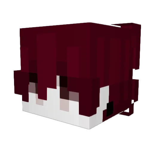 kaligothekid Minecraft avatar head, 3D render