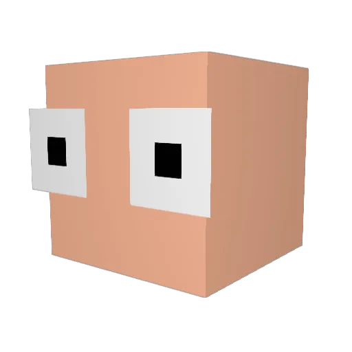 kaljus99 Minecraft avatar head, 3D render