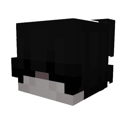 kalkalkalkal Minecraft avatar head, 3D render