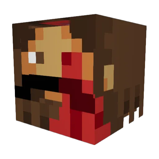 kalkon999 Minecraft avatar head, 3D render