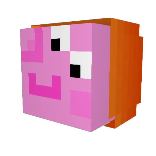 kalle4l Minecraft avatar head, 3D render