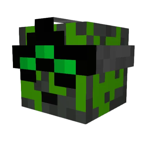 kallebaah Minecraft avatar head, 3D render