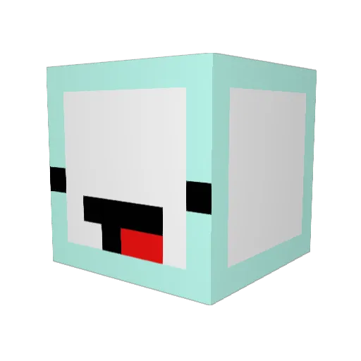 kallope_ Minecraft avatar head, 3D render