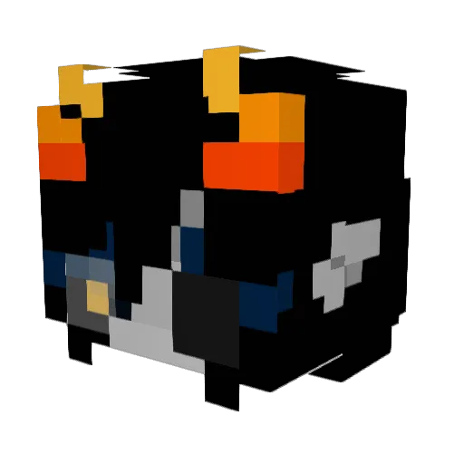 kallso Minecraft avatar head, 3D render