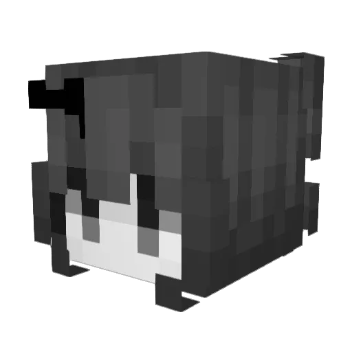 kallyv Minecraft avatar head, 3D render