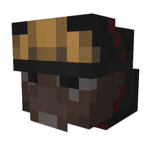 kalmew Minecraft avatar head, 3D render