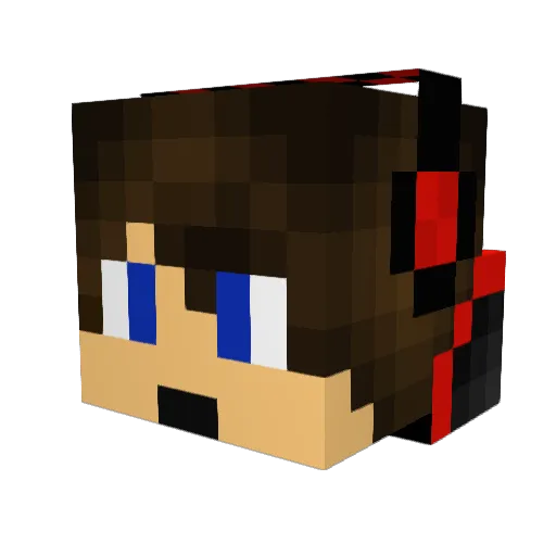 kalok28 Minecraft avatar head, 3D render
