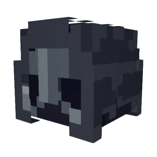 kalorango Minecraft avatar head, 3D render