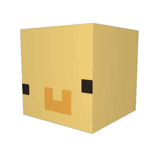 kalossang Minecraft avatar head, 3D render