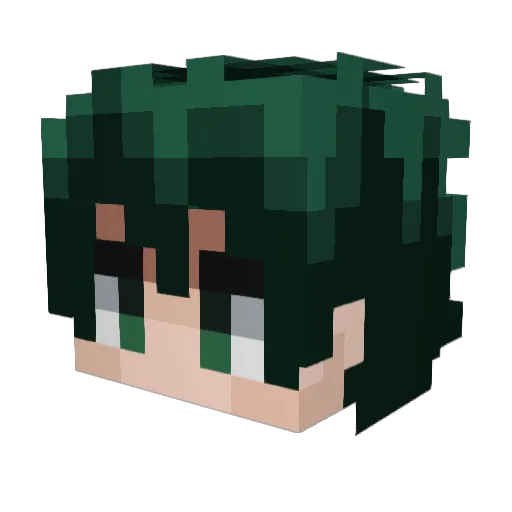 kalpacho Minecraft avatar head, 3D render