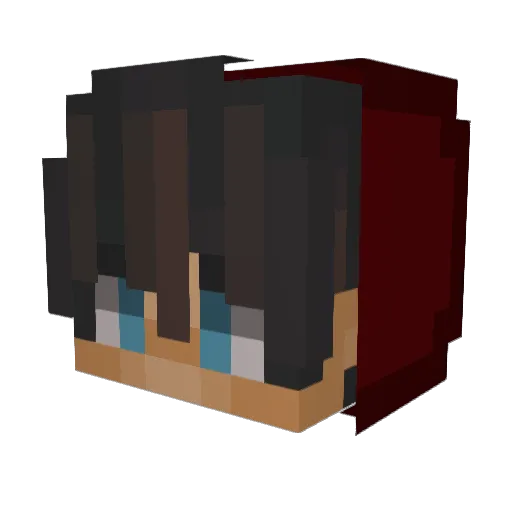 kalta86 Minecraft avatar head, 3D render