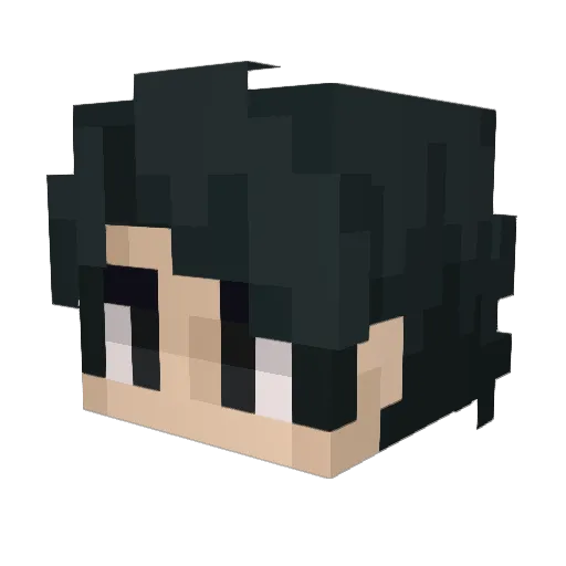 kalthun Minecraft avatar head, 3D render