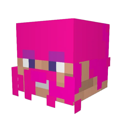 kalyss31 Minecraft avatar head, 3D render