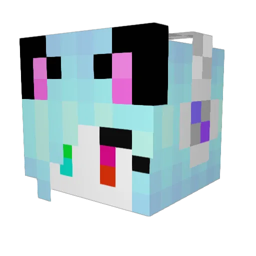 kalzar01 Minecraft avatar head, 3D render
