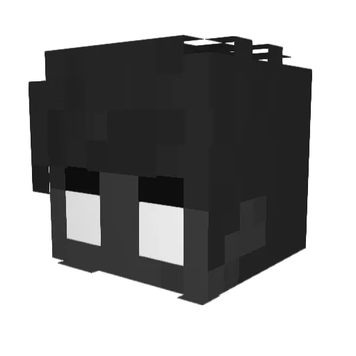 Minecraft-Avatar von kam0_: Kopf als 3D-Render