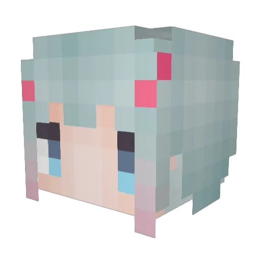 kam1sam4 Minecraft avatar head, 3D render