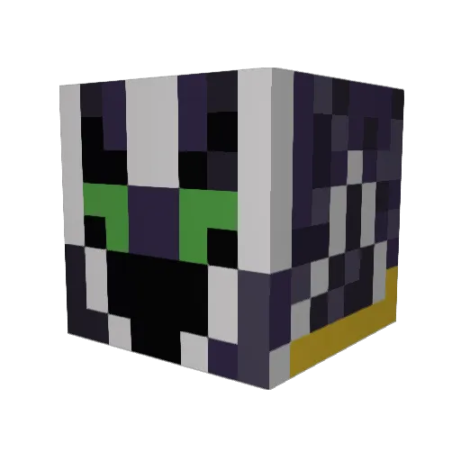 kam8785 Minecraft avatar head, 3D render