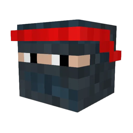 kama140 Minecraft avatar head, 3D render