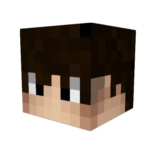 kamaboko1024 Minecraft avatar head, 3D render
