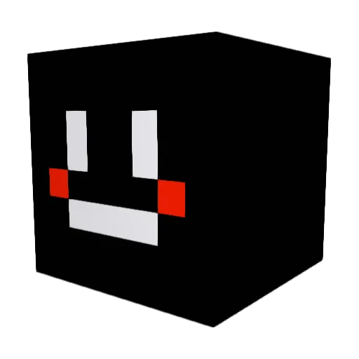 kamangE Minecraft avatar head, 3D render
