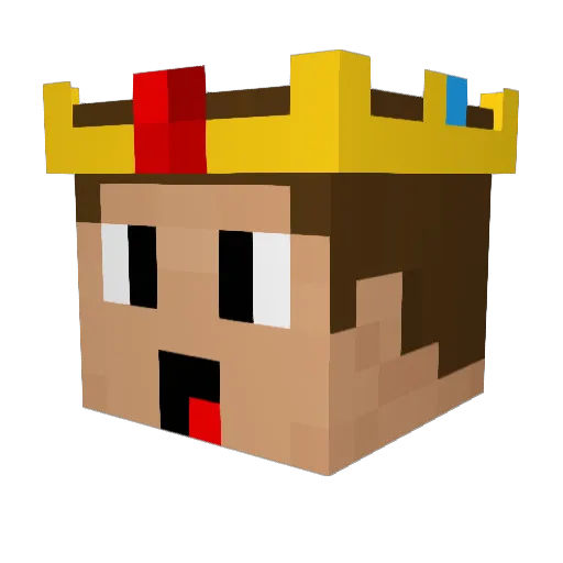 kameron727 Minecraft avatar head, 3D render
