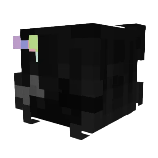 kamicarrot Minecraft avatar head, 3D render