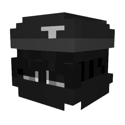 kamicazeboy Minecraft avatar head, 3D render