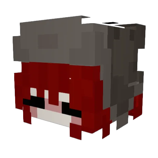 kamik19 Minecraft avatar head, 3D render