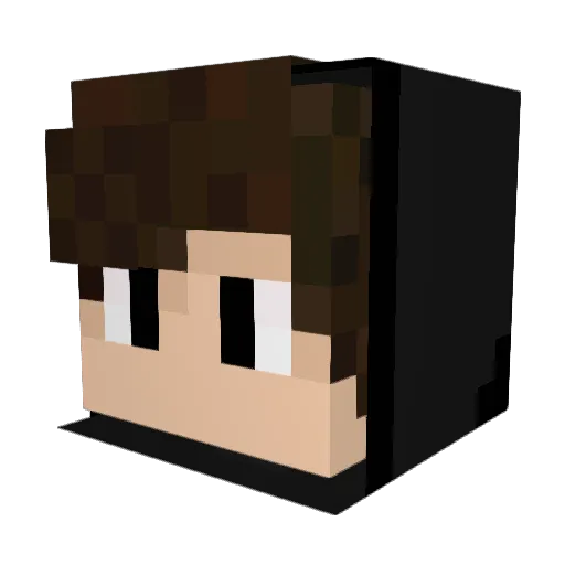 kamikaze338c Minecraft avatar head, 3D render
