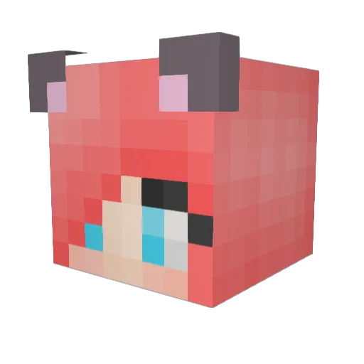 kamilskiIOW Minecraft avatar head, 3D render