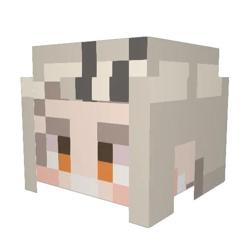 kamin0923 Minecraft avatar head, 3D render