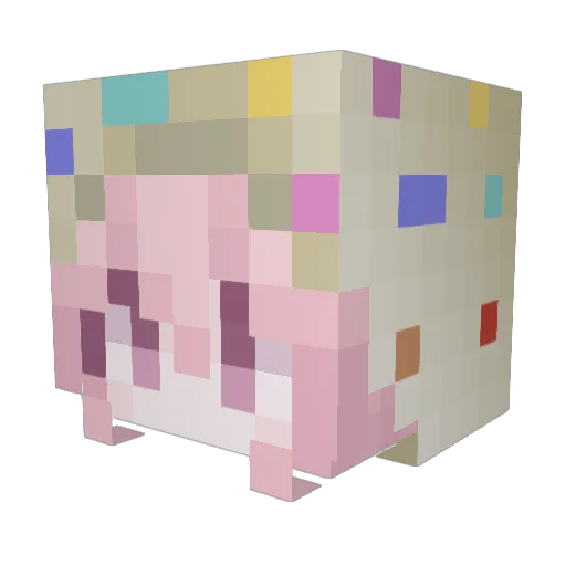 kamismeow Minecraft avatar head, 3D render