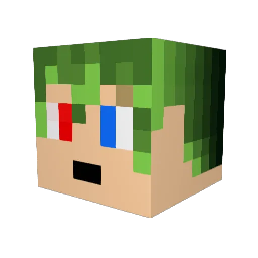 kamisuke0991 Minecraft avatar head, 3D render
