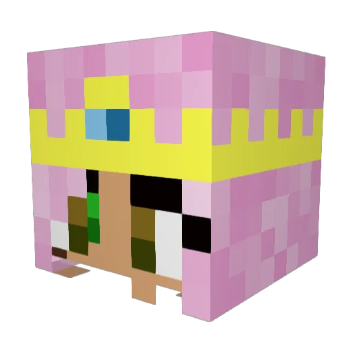 kamkam1803 Minecraft avatar head, 3D render