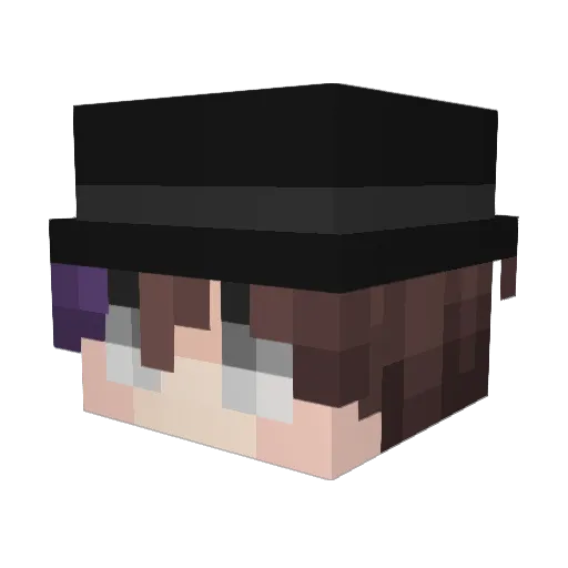 kammi223 Minecraft avatar head, 3D render